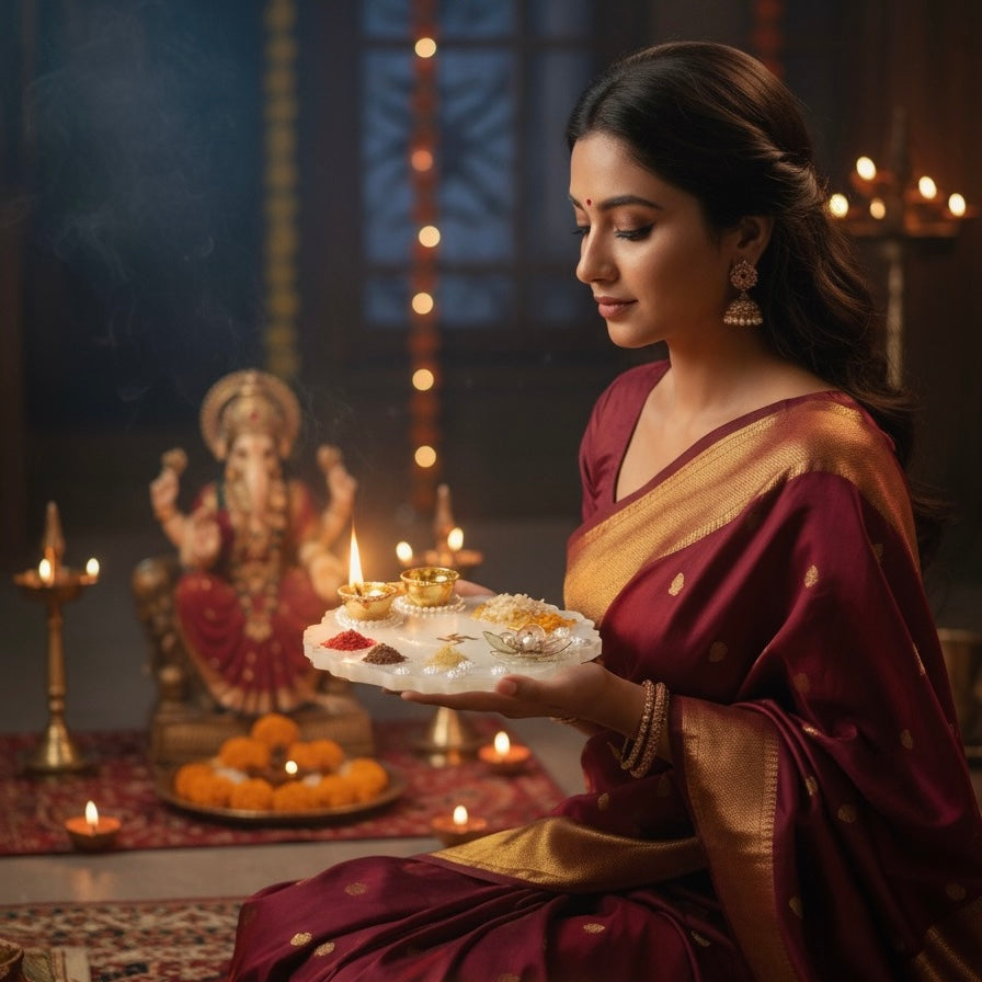 Puja thali