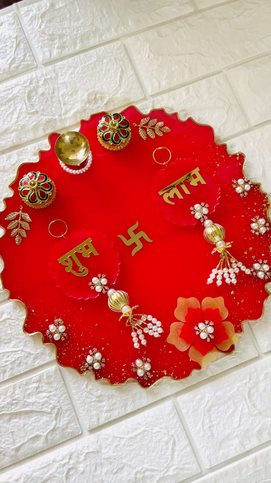 Laxmi Ji Pooja Thali With Subh Labh